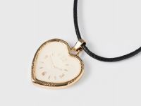 Колье-шнур с подвеской, Золотой