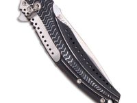 Складной нож CRKT Ripple 2 Charcoal, сталь Acuto 440, рукоять нержавеющая сталь