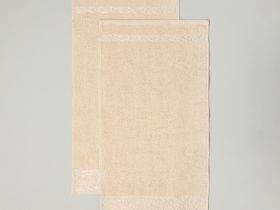 Комплект махровых полотенец Rugiada, бежевый