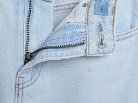 Шорты-бермуды из денима для девочек, Голубой