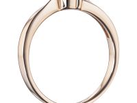 Помолвочное кольцо из красного золота с бриллиантом э0201кц05200690