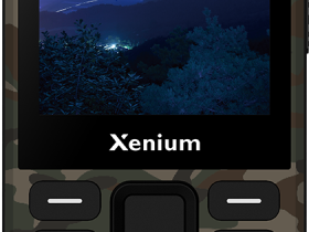 Мобильный телефон Xenium X300 «Зелёный камуфляж»