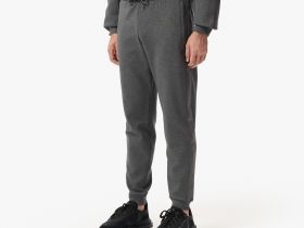 Мужские хлопковые спортивные брюки Lacoste свободного кроя
