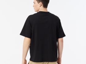 Мужская футболка Lacoste из плотного хлопка с принтом