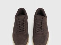 Кеды из натуральной замши, Коричневый