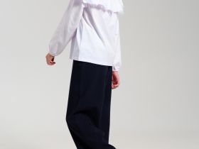 Фуфайка трикотажная для девочек (футболка с длинными рукавами)