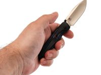 Складной нож Kizer Coywolf, сталь S45VN, рукоять титан/древесный композит