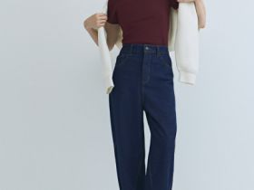 Базовая футболка из хлопка, Фиолетовый