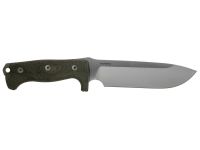 Нож с фиксированным клинком LionSteel M7, сталь Uddeholm Sleipner, рукоять микарта, зеленый