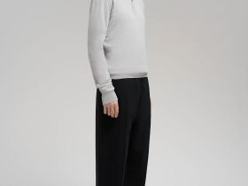 Джемпер прямого кроя из хлопка