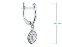 Серьги из серебра э0612сг04154700