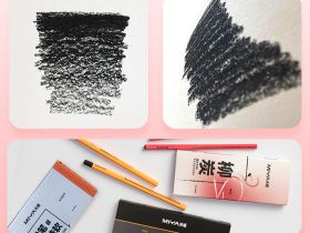 Карандаш угольный HIMI "Фламинго"