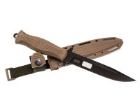 Тактический нож Кизляр ПП НР-18, сталь AUS-8, рукоять песочный эластрон