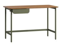 Письменный стол Дорис-2 120x60 Коричневый/Оливковый