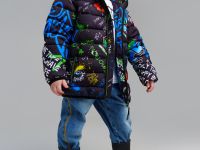 Куртка текстильная с полиуретановым покрытием для мальчиков