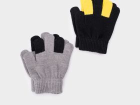 Перчатки детские трикотажные для мальчиков, 2 пары в комплекте