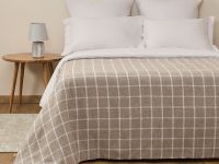 Плед Quadrato grande, бежевый