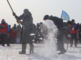 На соревнованиях отцов и сыновей победу одержала семья из Таттинского района Якутии