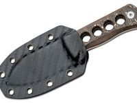 Нож QSP Canary, сталь дамаск, рукоять карбон