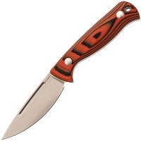 Туристический нож Kizer Evenki 2, сталь AEB-L, рукоять Black/Orange G10