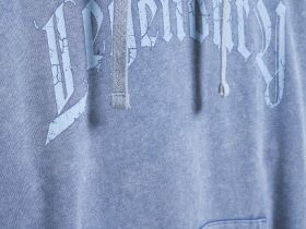 Худи с принтом для мальчиков, Синий