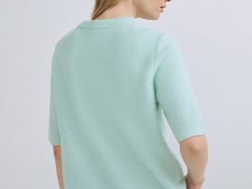 Джемпер с коротким рукавом, Зеленый