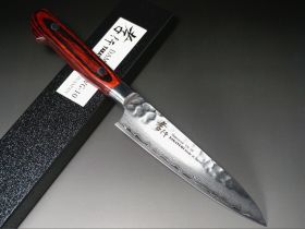 Кухонный нож шефа 120 мм, Sakai Takayuki, сталь VG-10 Damascus, рукоять дерево пакка