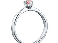 Классическое кольцо из белого золота э0912кц09190150_pink