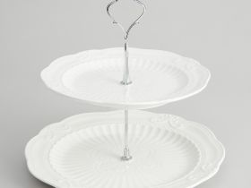 Кейк-стенд Emboss White