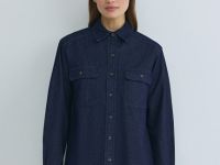 Джинсовая рубашка, Синий