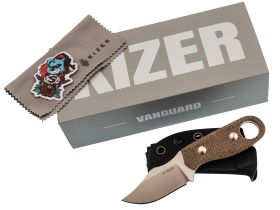 Нож Kizer Beaver 2, сталь AEB-L, рукоять микарта/G10