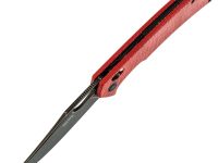 Складной нож SRM Retreiver 9203-MR2, сталь 10Cr15CoMoV, рукоять Red Micarta