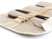 Скрутка для хранения кистей Малевичъ 26х48 см, бежевый