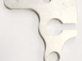 Держатель заднего переключателя "петух" Meta №111 фрезерованный (серебристый)