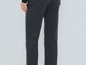 Укороченные брюки из хлопка, Серый