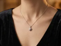 Подвеска из серебра с и гранатом э0666пд02260374