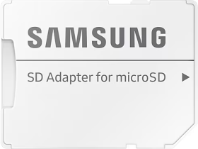 Карта памяти Samsung MicroSDXC 64Гб EVO Plus CL10 с адаптером белый