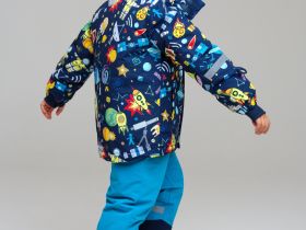 Комплект текстильный с полиуретановым покрытием для мальчиков: куртка, полукомбинезон