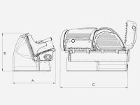 Yeseatis TASTE ONLINE FOOD YESEATIS.COM Ломтерезка BERKEL Home Line 250 PLUS / в комплекте красный чехол