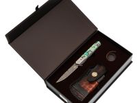 Складной нож Витязь B5299D, сталь дамаск, рукоять огстекло с перламутром, художественное травление