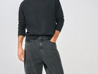 Свободные джинсы Baggy, Серый