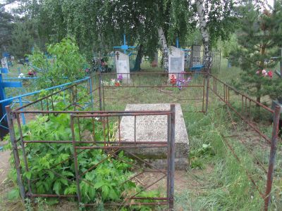 Могила первого председателя колхоза Колесникова Василия Борисовича, убитого кулаками в 1932 году