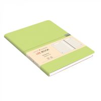 Ежедневник недатированный "Lite book" А5 136 л 70 г, искус. кожа, Оливковый