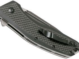 Полуавтоматический складной нож Kershaw Flourish, сталь 8Cr13MoV, рукоять G10/карбон, черный