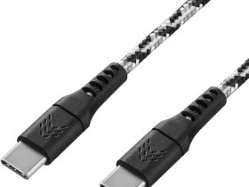 Кабель Rocket Contact USB-C / USB-C 1 м Чёрный/Белый