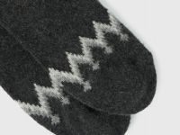 Носки с узором, Серый