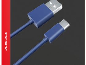 Кабель Akai CE-465 USB / USB-C 1 м Синий