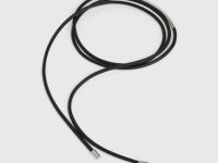 Пояс-шнур с металлической деталью, Черный