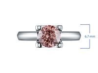 Помолвочное кольцо из белого золота э0912кц06200855_pink