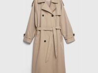 Длинный тренч, Бежевый